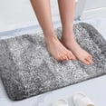 thumbnail image 1 of Tapete de Baño Alfombra Antideslizante, Tapete para Piso Lavable a Máquina con Microfibras Suaves Absorbentes de Agua, Baño de Felpa Gruesa, Tapete Absorbente para Baño, Cocina, Salón, 1 of 4