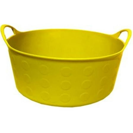 Tuff Stuff Products S4-YL 4 gal Tuff Flex Tub - Yellow