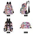 thumbnail image 4 of FORMRS Mini Backpack Purse for Women Travel Daypack Casual Shoulder Bag, Light Colorful Circles, 4 of 7