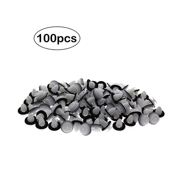 Speravity 100 Uds. Para Civic por juego, tablero embellecedor Interior de coche, fijación de parachoques, remaches de plástico, pasador de empuje Ventana automotriz Speravity VI0970-00B