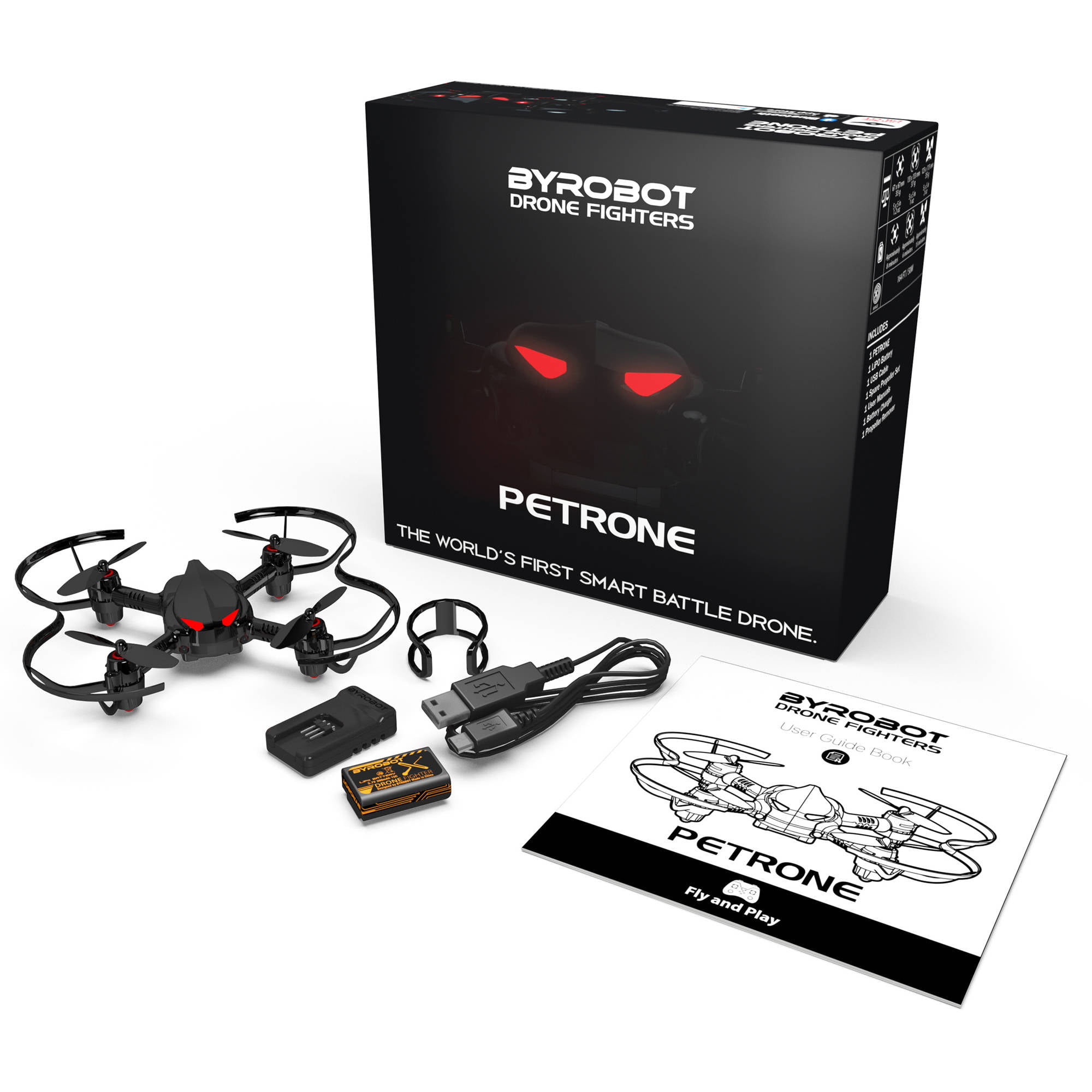 Petrone mini drone used fpv kit byrobot 