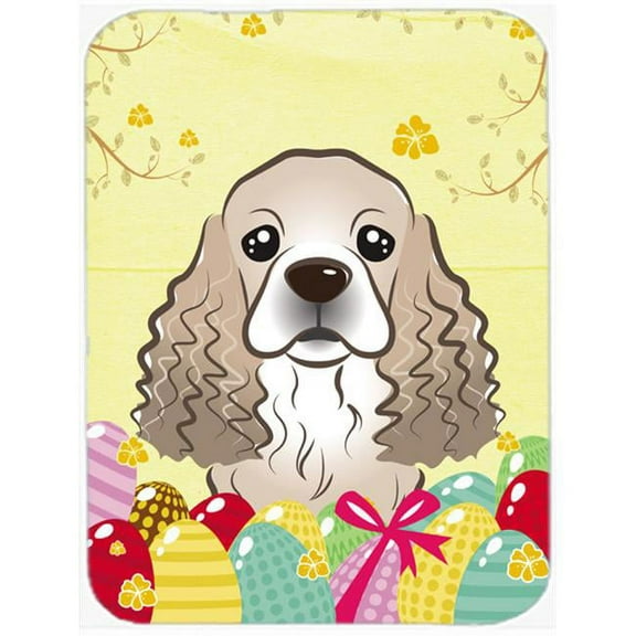Cocker Spaniel Easter Egg Hunt Mouse Pad, Hot Pad or Trivet