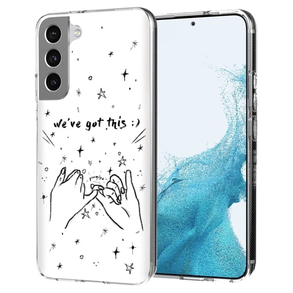 TalkingCase Thin Slim Case Compatible for Samsung Galaxy S22 5G, Got This Black Print, Lightweight, Flexible, Soft, USA