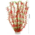 thumbnail image 2 of Plantas de plástico para decoración de acuario, extragrandes, 21 pulgadas, plantas artificiales para peceras, decoraciones altas para peceras (vino, 2 unidades), 2 of 5