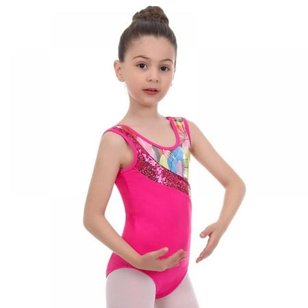 

Children s Dance Costumes Four Seasons Girls Practice Clothes Ballet Costumes Examination Level Dancing Splicing Contrast One-piece Performance Costumes