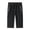BlackF0512&18, variant on Garbnen Men Capri Pants Quick Dry Ice Silk Straight Leg Men's Running Pants Lightweight Elastic Waist Baggy Stretch Gym Fitness Trousers for Men with Zipper Pockets