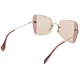 thumbnail image 4 of MIU MIU Runway MU50WS Pink Crystal Strass Gold Butterfly Rimless Sunglasses 50W, 4 of 6