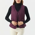 thumbnail image 4 of LSLJS Mode Femmes Veste Chaude Hiver Décontractée Sans Manches Haut Polyvalent, Gilets d'Extérieur pour Femmes, 4 of 6