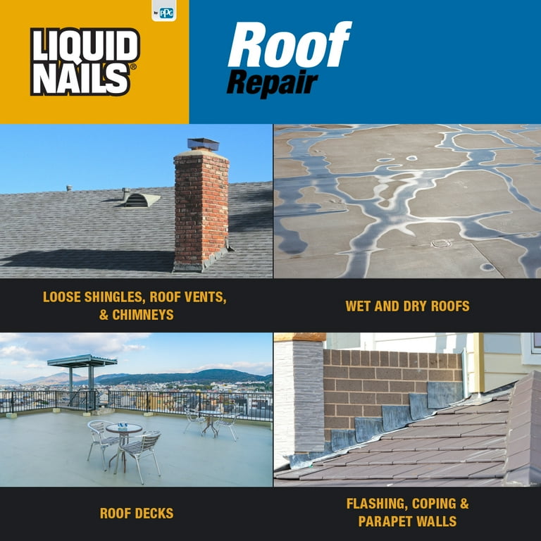 Liquid nails cheap roof repair