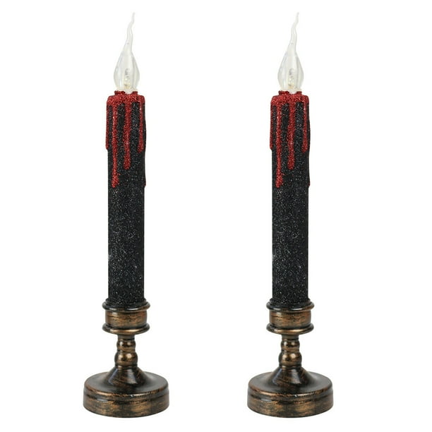 2pcs Vela Decoraciones de luz Festival Lights LED Lámparas de velas eléctricas (color surtido)