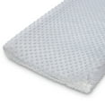 thumbnail image 7 of The Peanutshell Changing Pad Cover, 2 Pack Set, Minky White and Gray, 7 of 7