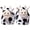White, variant on asdoklhq Boots Under $15,Cartoon Cute Plush Cow Warm and Thick Slippers, Non-slip Comfortable Household Cotton Shoes
