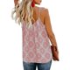 thumbnail image 5 of Blusa sin mangas de verano con tirantes finos y cuello en V floral bohemio para mujer, 5 of 6