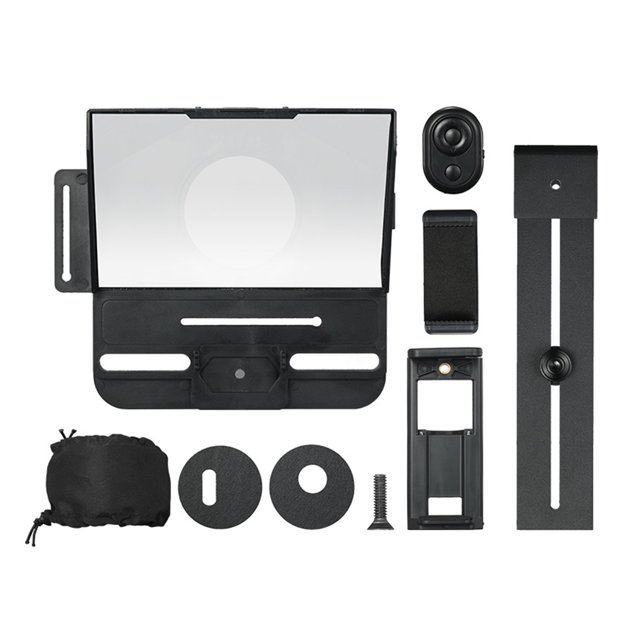 Teleprompter Grabación de teléfono y DSLR Mini Teleprompter para Pad Tablet Soporte para teléfono in MABOTO Telepromter