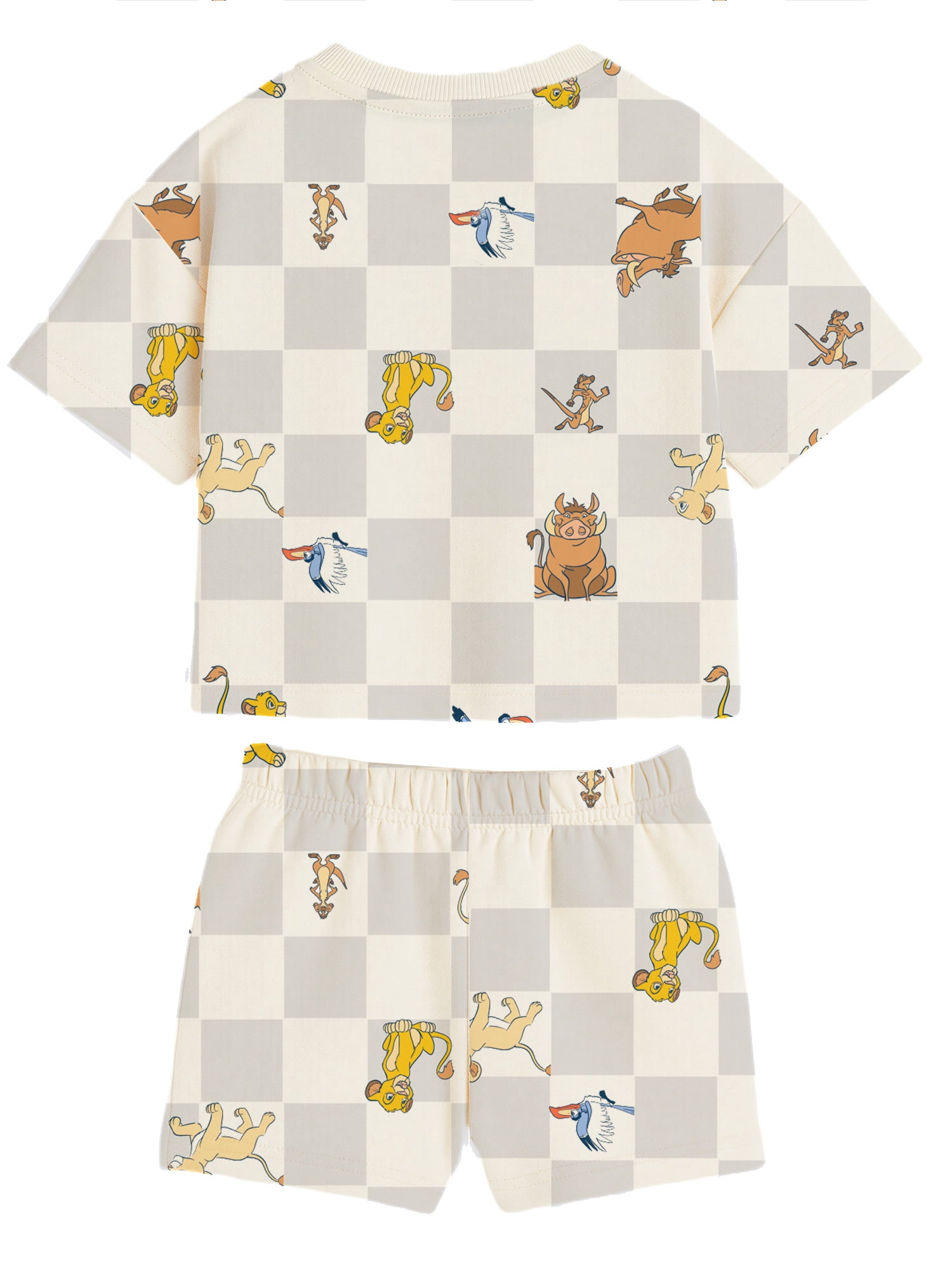 Lion King Baby Boy 2 Piece French Terry Short Set, Sizes 0-24 Months