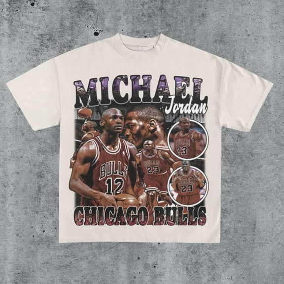 Vintage 90s JORDAN RETRO BULLSS Shirt Retro Classic Graphic Tee Bootleg Bestseller Unisex Sport