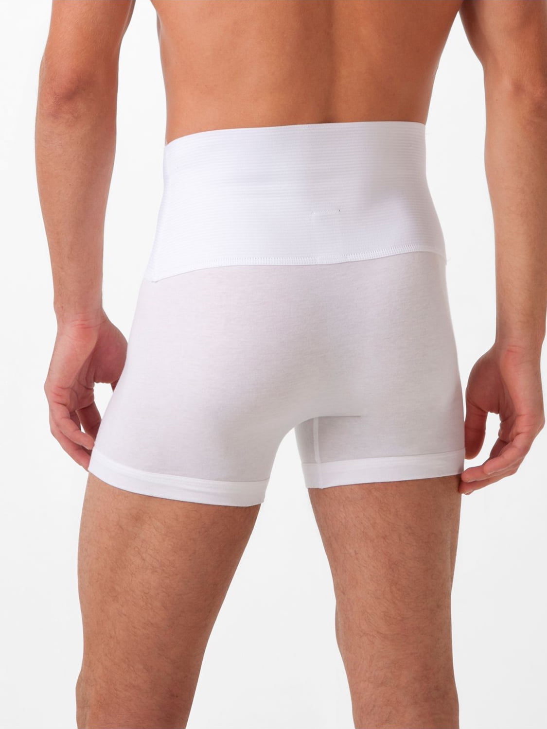 2(x)ist men's shapewear form trunk, new white, medium 