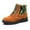 Yellow, variant on Xmyrz Mens Waterproof Snow Boots Skid Resistant Skin-Friendly Outgoing Work Shoes Wide Calf Boots Winter Boots Mens Shoes