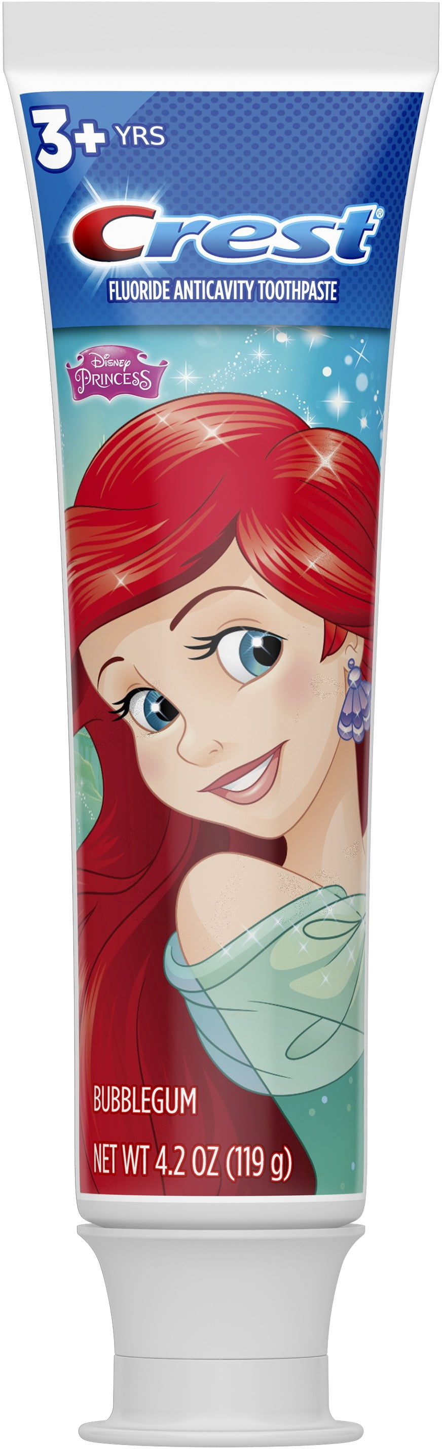 Crest Pro-Health Stages, Disney Princess Toothpaste Bubble Gum 4.20 oz (Pack of 6)
