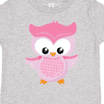 thumbnail image 4 of Inktastic Cute Pink Spring Owl Girls Toddler T-Shirt, 4 of 5