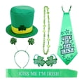 thumbnail image 6 of Patrick's Day Accessory Saint Patricks Party Favor with Saint Patricks Eyeglasses Shamrock Headband Neck Tie, 6 of 7