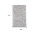 thumbnail image 5 of HomeRoots 511581 10 x 13 ft. Gray & Silver Abstract Hand Tufted Handmade Rectangle Area Rug, 5 of 5