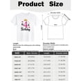 thumbnail image 2 of MAWOTEA Girl's Birthday Crown Hearts and Stars Print T-shirt For Kids Birthday Celebration,Size 4 Years-12 Years, 2 of 5