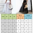 thumbnail image 4 of Women Bikini Cover Up Swimwear Sheer Mesh Skirt Beach Boho Maxi Wrap Long Skirt  See Through Dress, 4 of 5