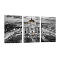 thumbnail image 1 of Cuadro Decorativo Tríptico Vertical Bellas Artes Retro Canvas Revolution  Set De 3 Cuadros 40x60 cm, 1 of 5