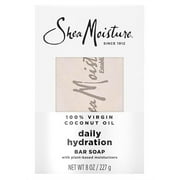 Shea Moisture Soap 8oz Bar 100% Virgin Coconut Oil & Shea (Pack of 3)