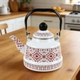 thumbnail image 5 of Klonfd European And Enamel 2.5L Teapot Kettle Enamel Water Boiler For Induction Cooktops (Exclusive For ), 5 of 5