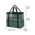 thumbnail image 6 of Yooshoverk Extra Large Beach Bag Sandproof Tote Carry All Water Resistant Pool Gear Bag Foldable Travel Storage Bag 50L Capacity, 6 of 6