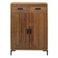 thumbnail image 3 of vidaXL Shoe Rack Shoe Storage Cabinet for Entryway Bedroom Solid Wood Pine, 3 of 9