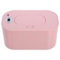 thumbnail image 1 of KONTONTY 1Pc Pink Wipe Warmer for Warming Wet Tissues with Safe Durable Materials and One Button Control, 1 of 4