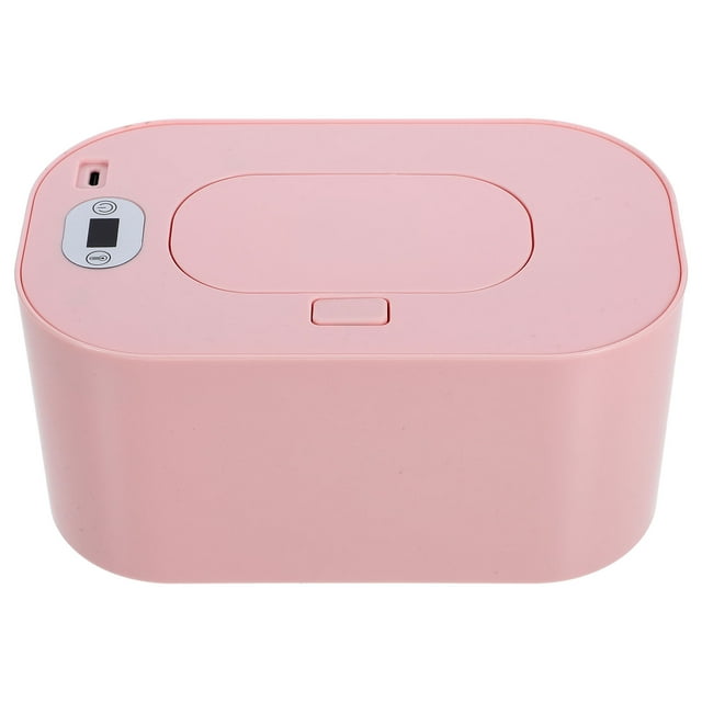 KONTONTY 1Pc Pink Wipe Warmer for Warming Wet Tissues with Safe Durable Materials and One Button Control