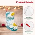 thumbnail image 4 of Lsque Daisy Flowers Pattern 18 Inch Christmas Stockings, Festive Holiday Stocking for Christmas Decorations Holiday Decor, 4 of 8