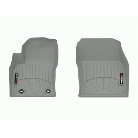 WeatherTech Custom Fit FloorLiners compatible with 2023-2026 Toyota Corolla Cross Hybrid - 1st Row (Driver & Passenger), Grey