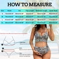 thumbnail image 3 of YUEHUA High Waisted Maternity Swimsuit Bikini Set V Neck Pregnancy Bathing Suits Push Up Two Piece Swimwear, 3 of 6
