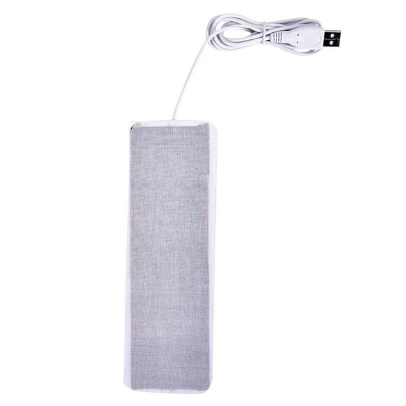 Calentador de fibra Calentador USB Línea blanca 1,5 m para hombres y mujeres Invierno frío Caza Esquí Ciclismo Caminar