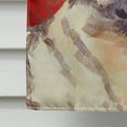 thumbnail image 4 of Carolines Treasures LH9353CHF 28 x 40 Po. Drapeau de Noël en Toile Flocons de Neige Rouges Norwegian Elkhound - Taille Maison, 4 of 4