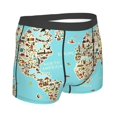 thumbnail image 4 of Uemuo World Travel Line Icons Map Pattern Men's Boxer Briefs,Trunk Anti-Chafing,Comfortable, Durable, and Stylish Underwear-Large, 4 of 9