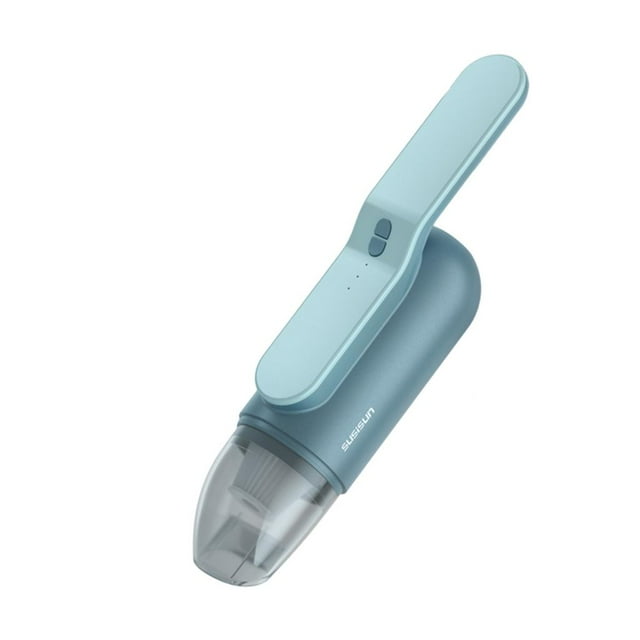 S SERENABLE Cordless Hand Held Car Vacuum Cleaner 13000 Pa Powerful Suction for Home Office Blue