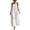 Beige, variant on EliteGoogv Womens Maxi Dresses U Neck Sleeveless Backless Dresses For Women Pleated Side Pocket Summer Dresses Beach Vacation Wedding Guest Dresses Black