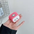 thumbnail image 4 of Funda protectora con diseño de dibujos animados en 3D para adaptador de corriente USB-C de 20 W de Apple y cable de carga rápida para iPhone de 20 W (taza de helado rosa), 4 of 5