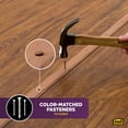 thumbnail image 4 of M-D Building Products 40136 1-1/4 In. X 36 In. Cherry Aluminum METAL DECOR® Seam Binder w/ Screw Nails, 4 of 10
