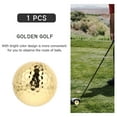 thumbnail image 4 of OULII 1Pack Golden Round Golf Practice Balls for Skill Improvement and Ball Control 4.26X4.26X4.26in, 4 of 7