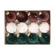 thumbnail image 1 of 12 piezas de adornos colgantes navideños, adornos decorativos colgantes de terciopelo Marrón Beige Verde, 1 of 9