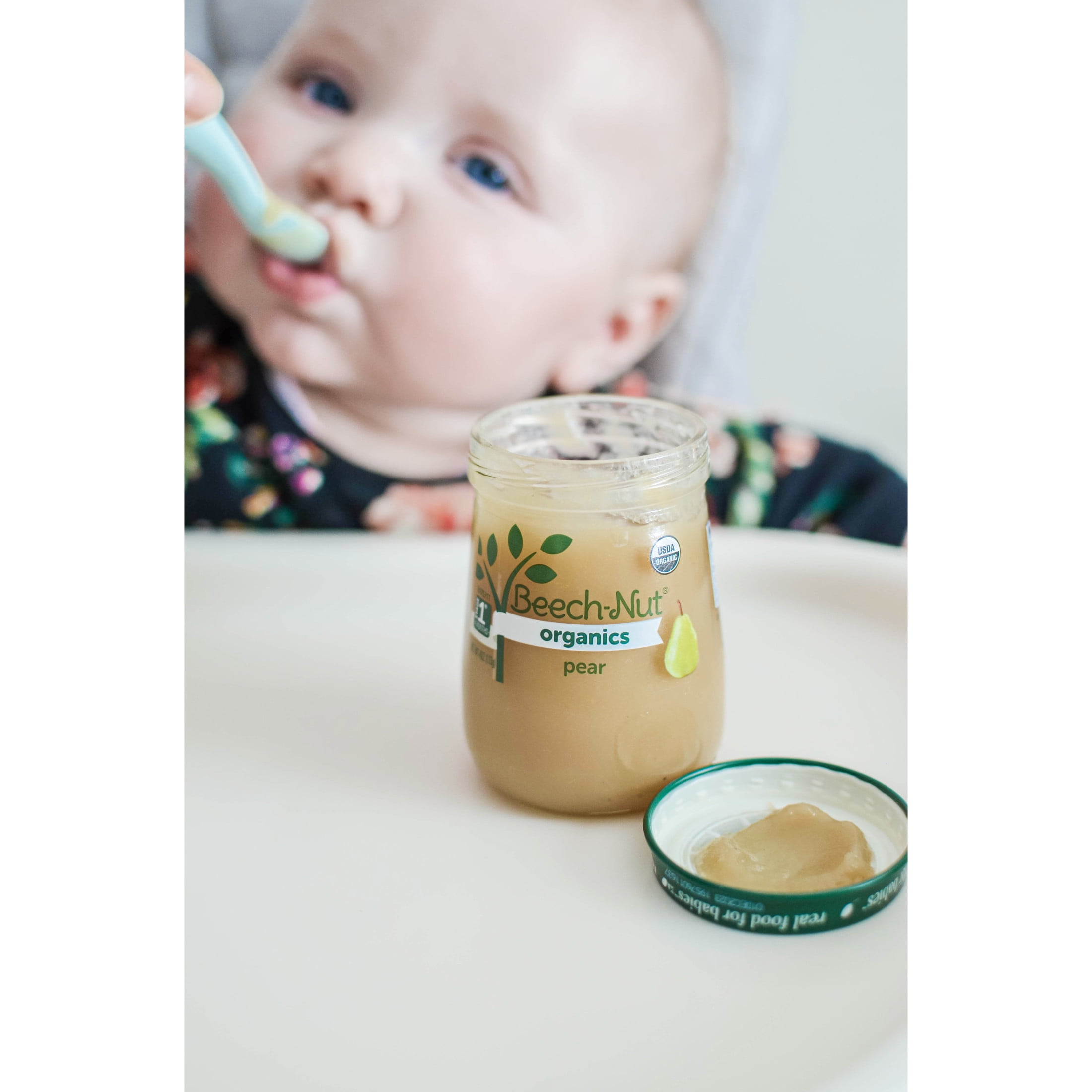 Beech-Nut Organics Stage 1 Baby Food Variety Pack, Fruit & Vegetable, 4oz Jar (16 Pack)