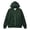 Dark Green, variant on Women's Leopard Print Zip Up Long Sleeve Hoodie Oversized Casual Pullover With Pockets, Versatile Hooded Sweatshirt For Everyday Wear