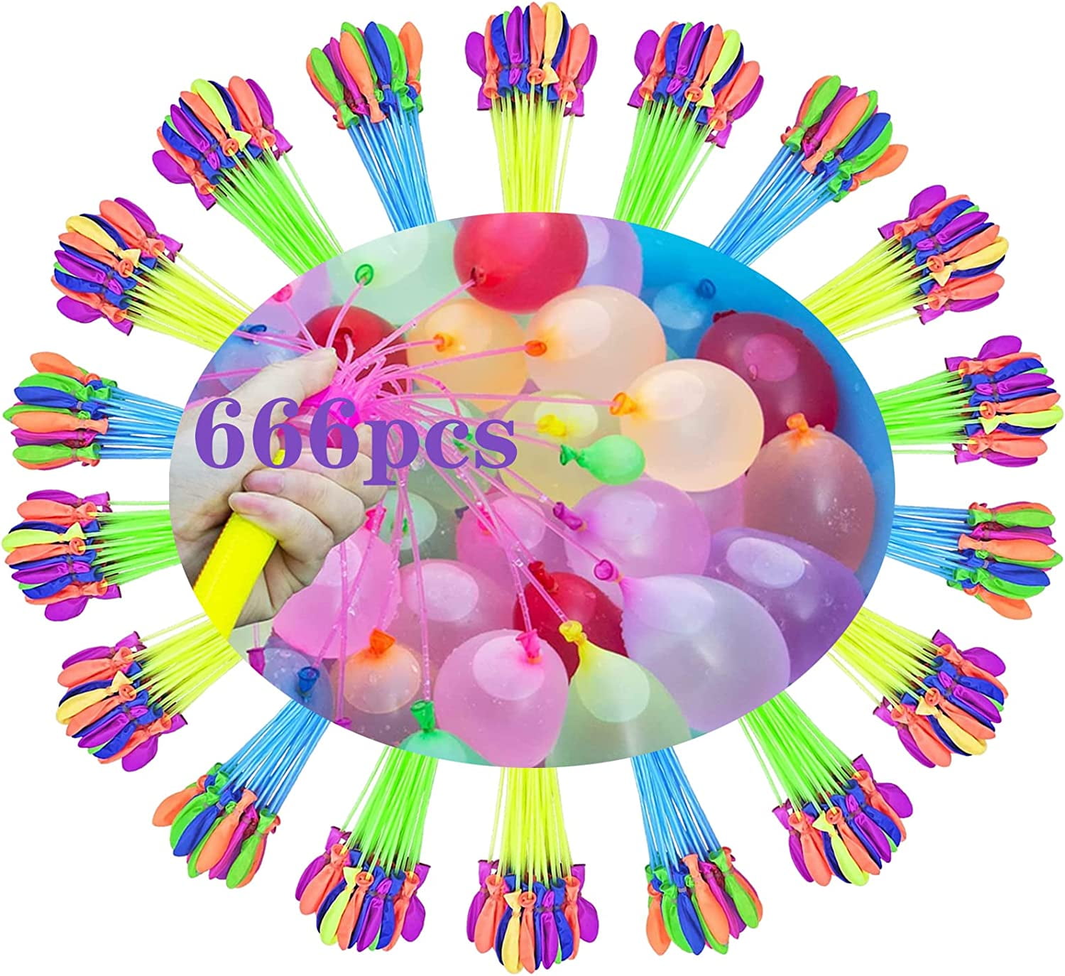 Water Bomb Kit 250 Balloons Summer Fun Balloon Filling Station Summer Fun Kids 